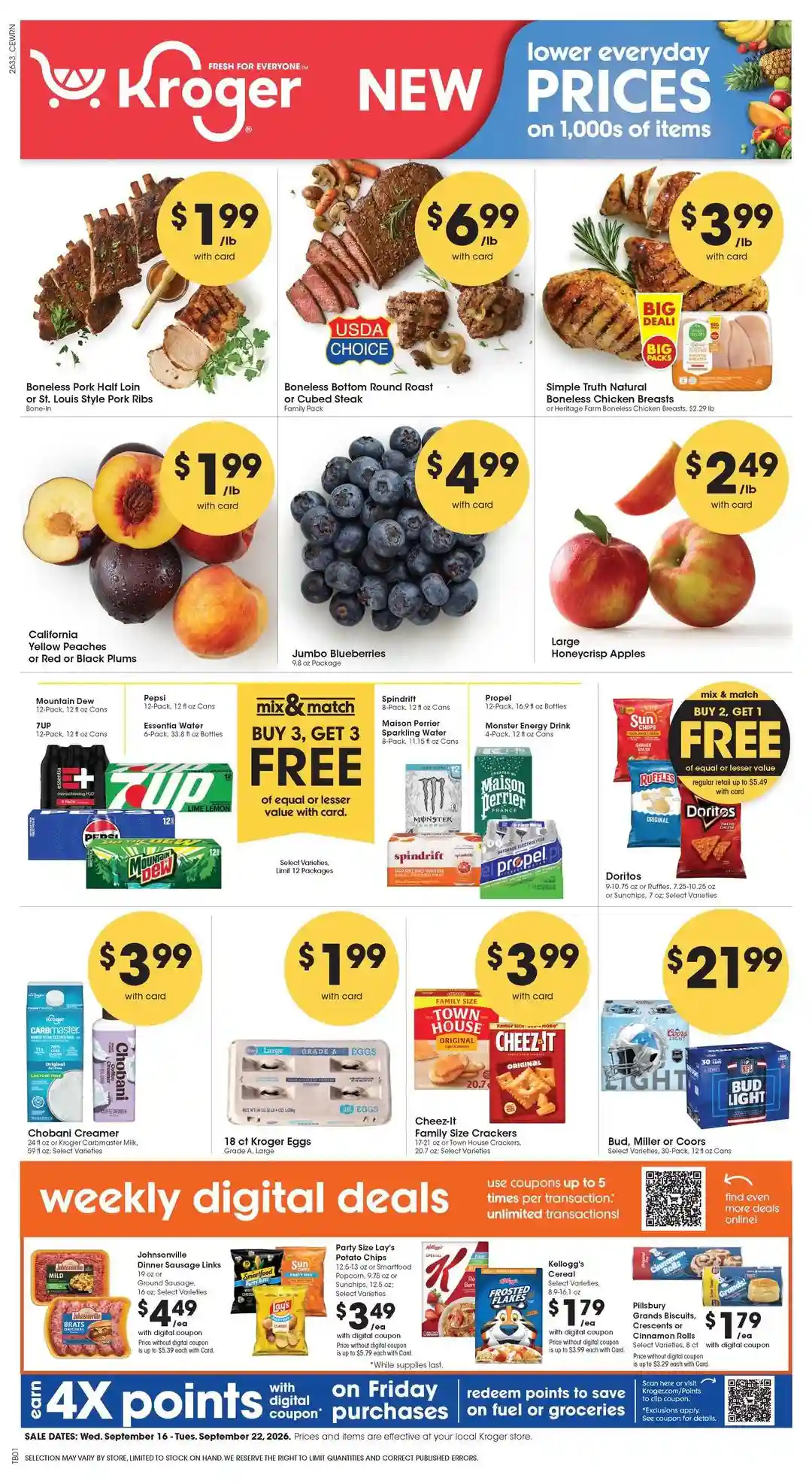 Kroger Weekly Ad page 1